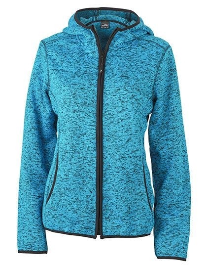 Ladies` Knitted Fleece Hoody