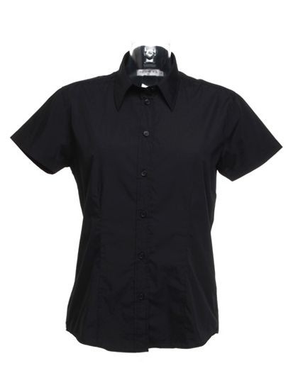 Women`s Classic Fit Workforce Poplin Shirt Short Sleeve
