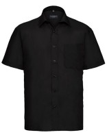 Men`s Short Sleeve Classic Polycotton Poplin Shirt