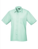 Men`s Poplin Short Sleeve Shirt